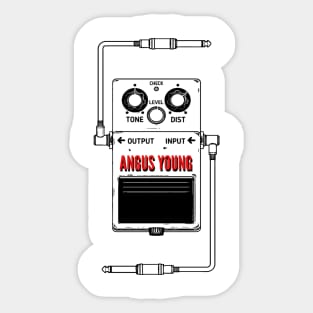 Angus Young Sticker